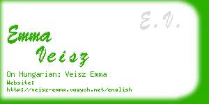 emma veisz business card